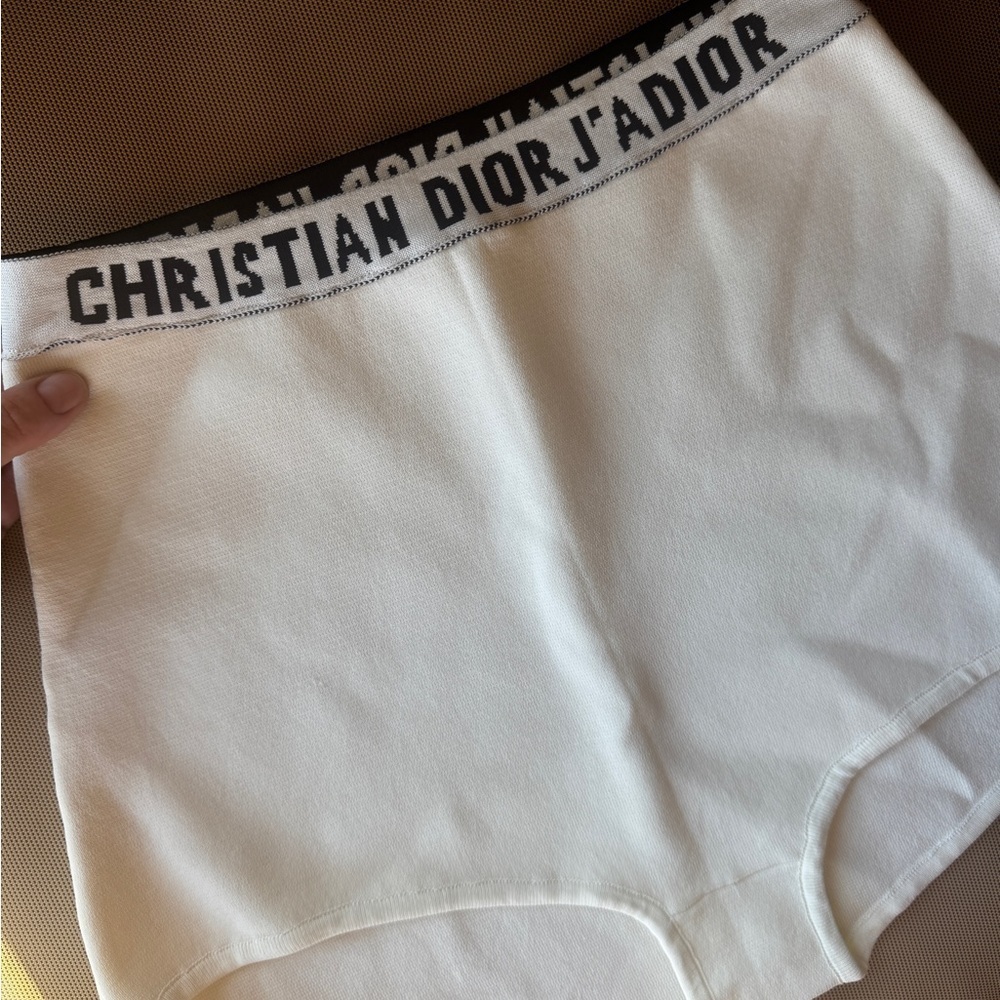 Christian Dior J’adior Briefs White Stretch Viscose Size M - Picture 7 of 12